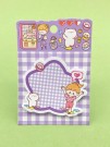 Блок стикер для записей "Checkered star", purple