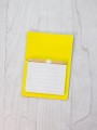 Магнитный блок для записей с карандашом «Simple», yellow, 10х14 см