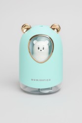 Настольный увлажнитель воздуха - ночник "Bear in a spacesuit", green, (портативный, USB)