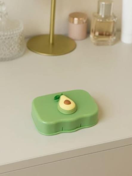 Контейнер для линз «Horizontal avocado», green 