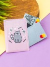 Держатель для карт-книжка "Meow cat" (7 х 10 см)