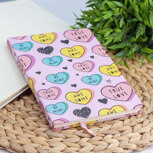 Блокнот (A5) "Food love", pink (14.5*21) 