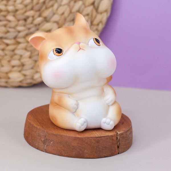 Копилка "Jowls dog", brown (17,5 см), пластик 