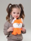 Мягкая игрушка "Shiba-inu tongue", orange, 20 см