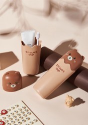 Контейнер для зубных щеток / кистей «Bear», brown (22*7*5,5см)