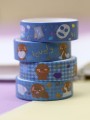 Набор декоративного скотча "Lovely cartoon", blue