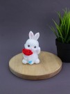 Ночник iLikeGift "Rabbit rose", white (6*11 см)