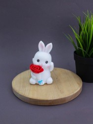 Ночник iLikeGift "Rabbit rose", white (6*11 см)