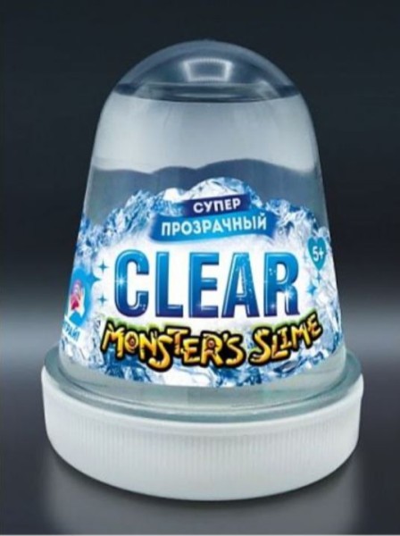 Monster's Slime Прозрачный в колбе, 120 мл 