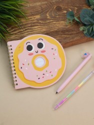 Блокнот на спирали (B6) "Donut", pink (13*18)
