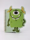 Блокнот на спирали (B6) "Smiling monster", green (13*18)