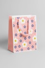Пакет подарочный «Happy flowers», pink (26*32*12.5)