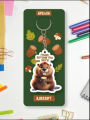 Брелок ECO из дерева iLikeGift "Грызу, потому что могу!"