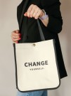 Сумка шоппер "Change", white