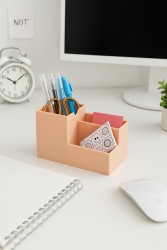 Огранайзер для канцелярских принадлежностей "Smart life", pink (10*15*7.5 см)