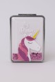 Зеркало-шейкер раскладное "Sparkles unicorn", pink (8*6 см)