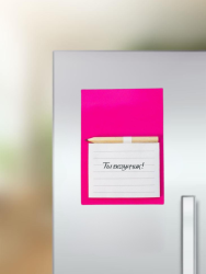 Магнитный блок для записей с карандашом «Simple», pink, 10х14 см
