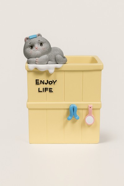 Подставка для канцелярских принадлежностей "Enjoy life", 8.5 см 