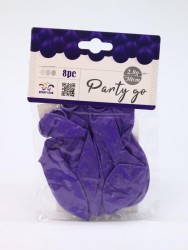Набор воздушных шаров 8 шт. "Monochrome magic", purple (30 см)
