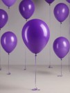 Набор воздушных шаров 8 шт. "Monochrome magic", purple (30 см)