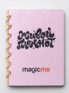 "Живой блокнот Magicme", сиреневый