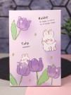 Зеркало "Lovely rabbit", purple