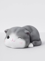 Копилка "Gray cat", winks (18,5 см), пластик
