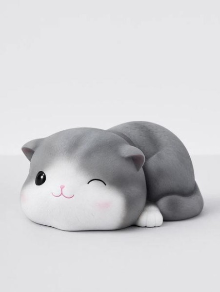 Копилка "Gray cat", winks (18,5 см), пластик 