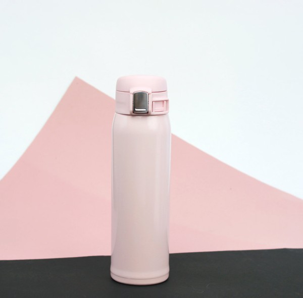 ТЕРМОС Classic с предохранителем (Розовый) 450 ml 