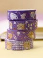 Набор декоративного скотча "Lovely cartoon", purple