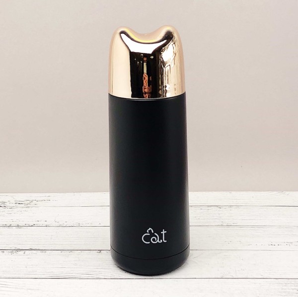 Термос "CAT", black (370 мл) 