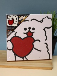 Картина из помпонов на подрамнике Draw Me! «Heart of a Dog», (20 х 20 см)