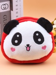 Сумочка плюшевая "Panda", white (13*11,5 см)