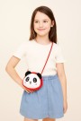 Сумочка плюшевая "Panda", white (13*11,5 см)