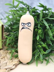 Мялка - антистресс «Funny sausage», beige