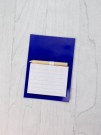 Магнитный блок для записей с карандашом «Simple», blue, 10х14 см
