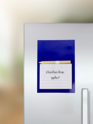 Магнитный блок для записей с карандашом «Simple», blue, 10х14 см