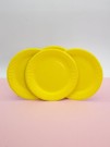 Набор бумажных тарелок 20 шт. "Party yellow" (180 мм)