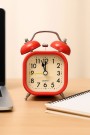 Часы-будильник «ClockSync», red (12,5х9,5 см)