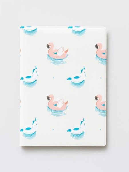 ОБЛОЖКА ДЛЯ ПАСПОРТА Flamingo Unicorn, плотность 560 мкм 