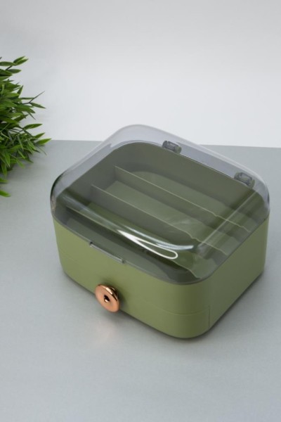 Бокс для косметики "Beauty", green 