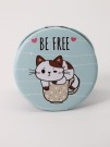 Зеркало "Be free", green