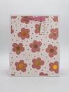 Пакет подарочный «Happy flowers», white (26*32*12.5)