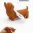 Брелок мялка - антистресс «Pretty dachshund»