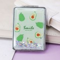 Зеркало-шейкер раскладное "Sparkles avocado" many (8*6 см)