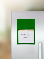 Магнитный блок для записей с карандашом «Simple», green, 10х14 см