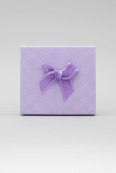 Подарочная коробка для украшений "Elegant bow" (9*9*2,5 см), mix