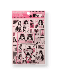 Наклейки "Pink blank"