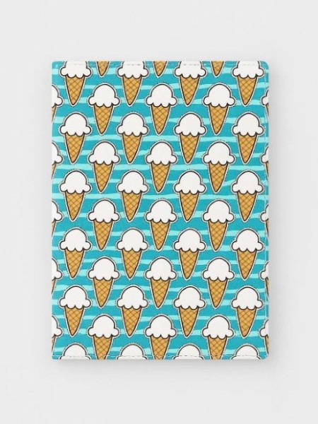 ОБЛОЖКА ДЛЯ ПАСПОРТА Ice cream, плотность 600 мкм 