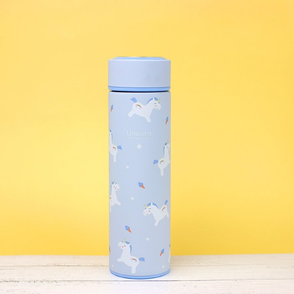 Термос "Единорог", blue (500ml) 